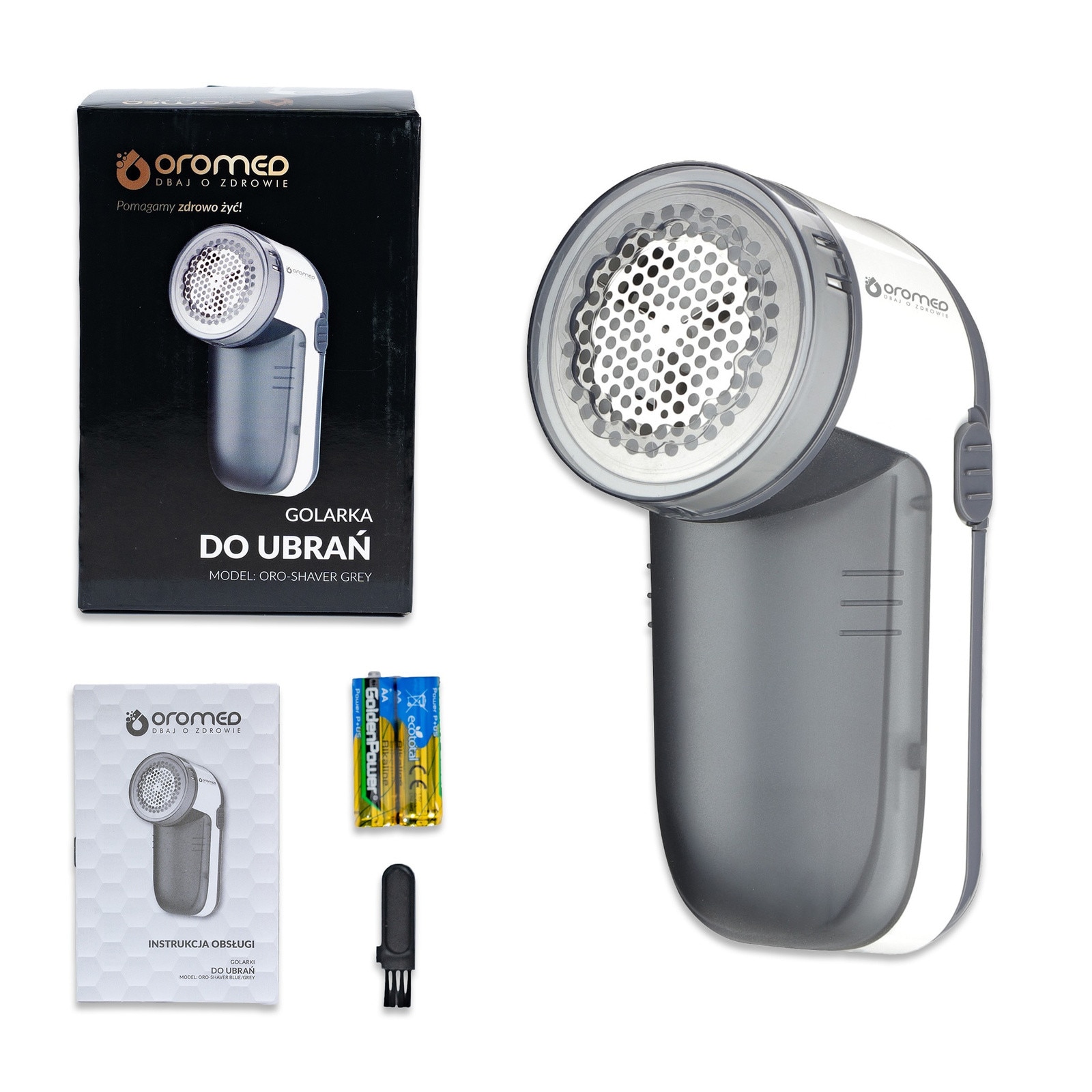Aparat electric pentru tesaturi OROMED ORO-SHAVER, 3W, design compact, gri