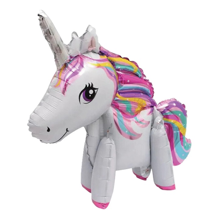 Парти балон с метално фолио Unicorn 54x59 см