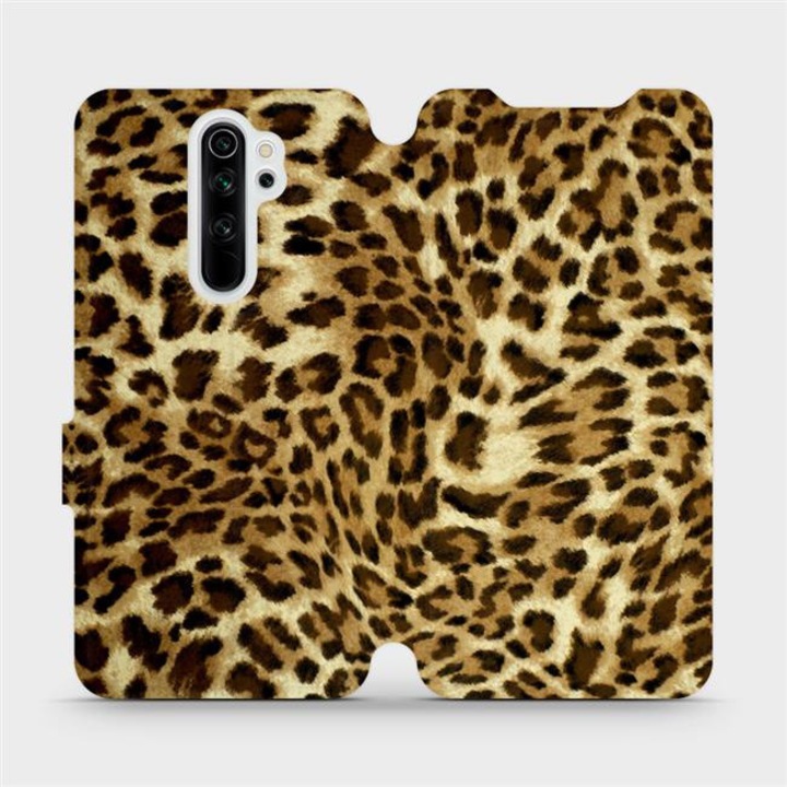 Husa flip Mobiwear pentru Xiaomi Redmi Note 8 Pro, design cu pisici, rezistenta la socuri si zgarieturi, multicolor