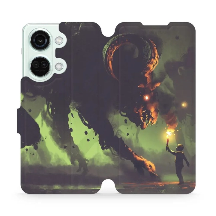 Mobiwear флип калъф за OnePlus Nord 3 5G, устойчив на удар и надраскване