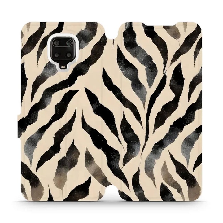 Husa flip Mobiwear pentru Xiaomi Redmi Note 9 Pro / Note 9S, design elegant, rezistent la socuri si zgarieturi, multicolor