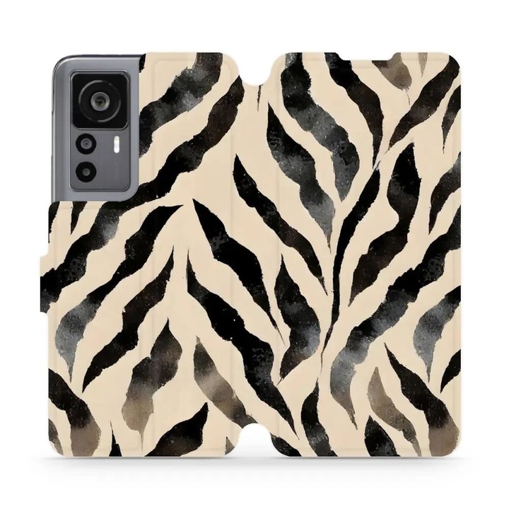 Husa flip Mobiwear pentru Xiaomi 12T / 12T Pro, design elegant, rezistent la socuri si zgarieturi, multicolor