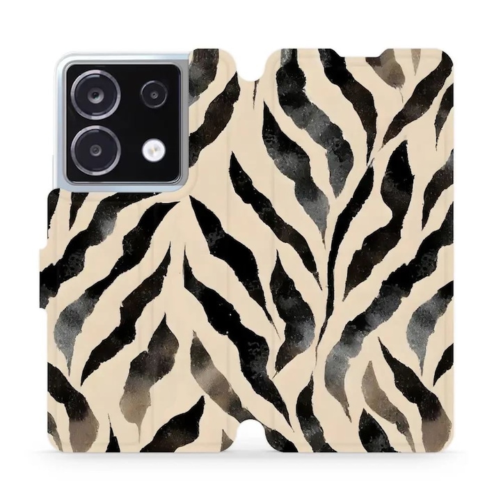 Mobiwear флип калъф за Xiaomi Redmi Note 13 Pro 5G / Poco X6 5G, многоцветен, материал еко кожа