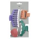 Clame par dama, Diferite Modele, Multicolor, 4 bucati, Plastic