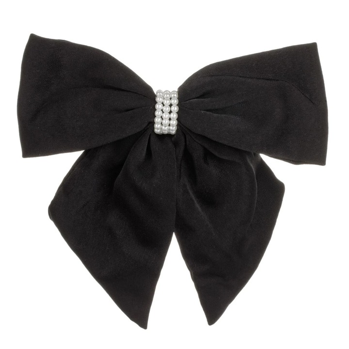 Clama Par cu Funda Neagra & Margele pentru Femei 16cm