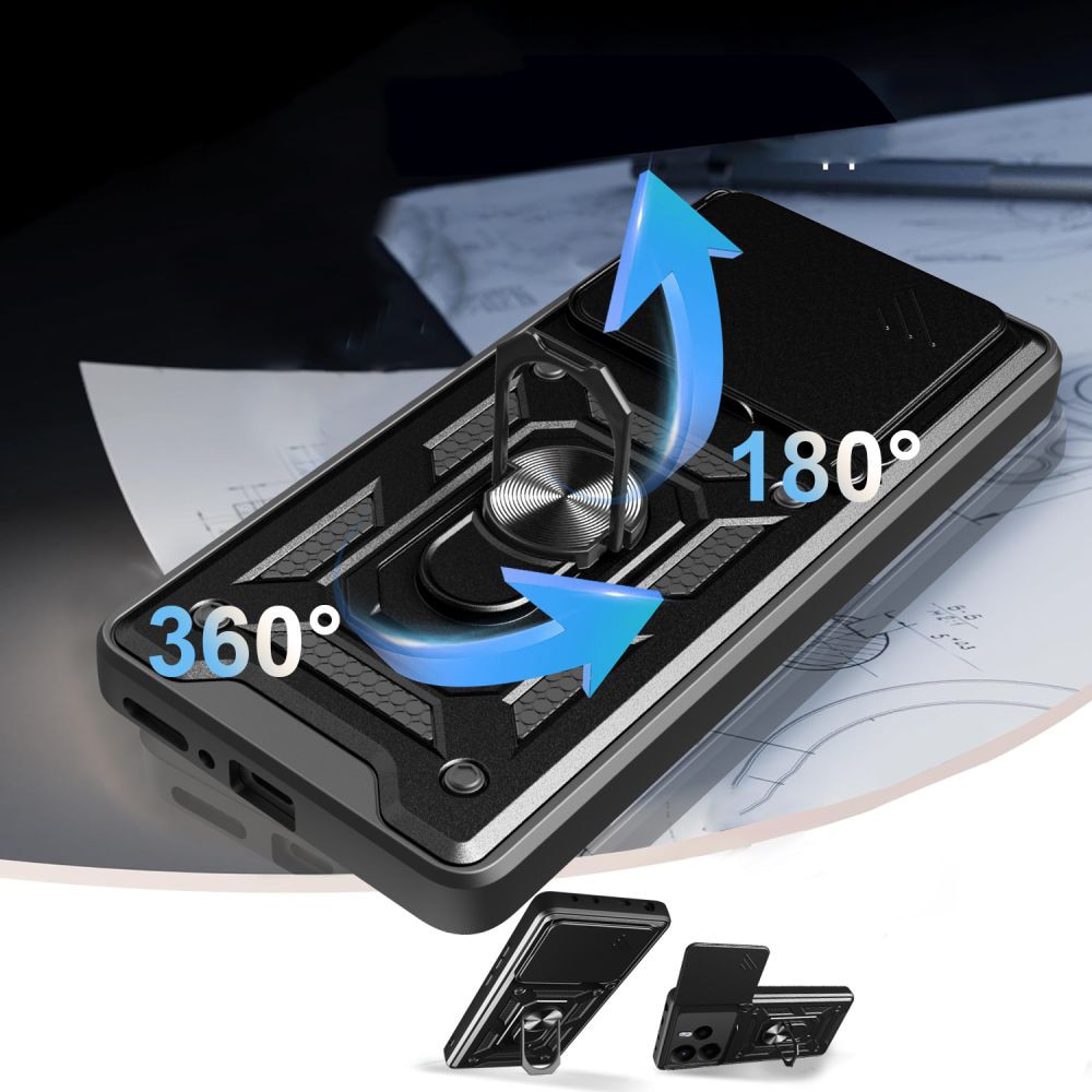 Husa pentru Huawei nova 13 - Techsuit CamShield Series - Black