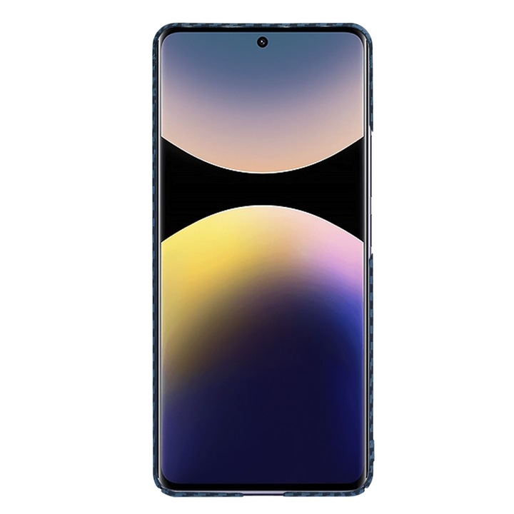 Husa pentru Xiaomi Redmi Note 14 Pro+ 5G - Techsuit Carbonite FiberShell - Cyan