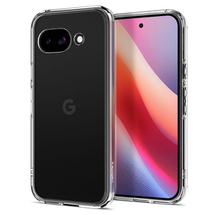 Husa telefon Spigen Ultra Hybrid, Google Pixel 9a, hibrida, transparenta, 1x etui