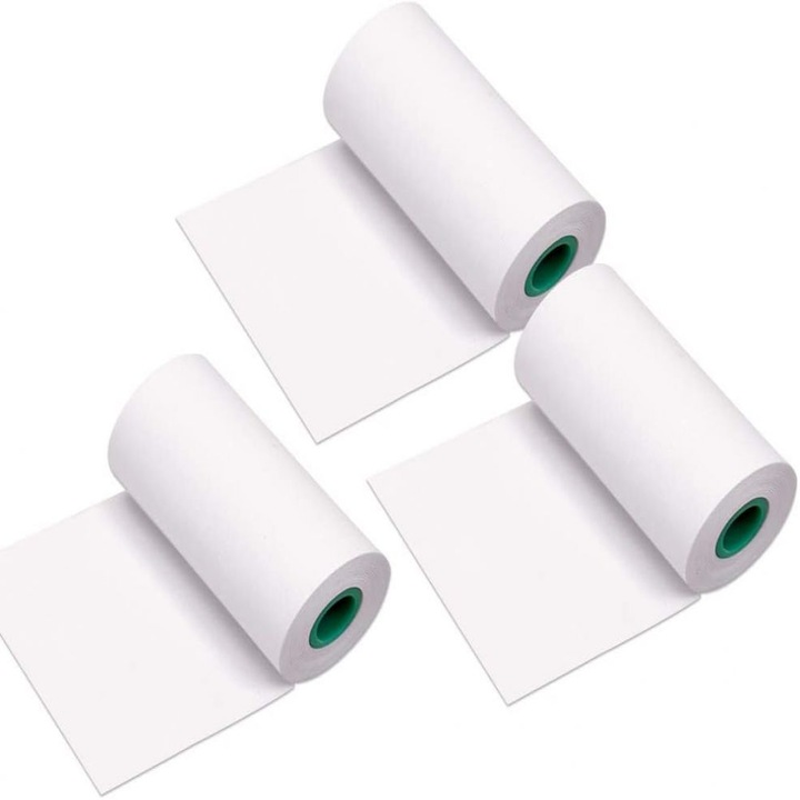 Rola de hartie termica Enforose, 57x40mm, rezistenta la decolorare, compatibila cu imprimante portabile