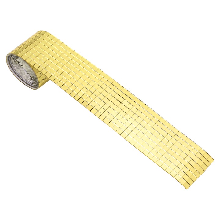 Mozaic din sticla autoadezive, Enforose, 30x30cm, pentru decorare artizanala, efect oglinda