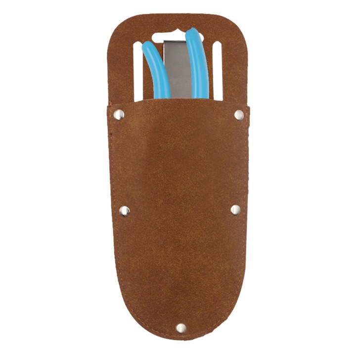 Curea din piele pentru unelte de gradina, Enforose, design clasic, rezistent, pentru foarfece de taiere