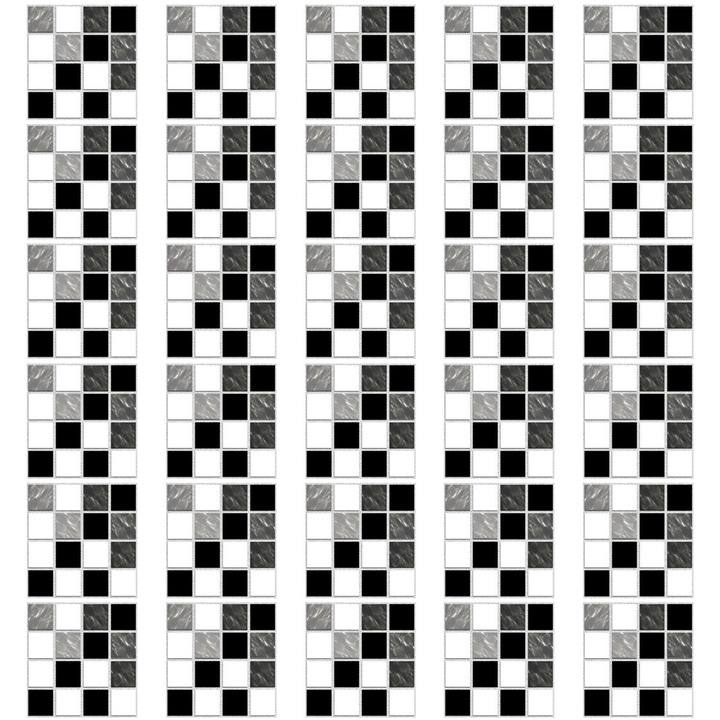 Placi de perete autocolante, AMRINUGL, materiale ecologice, rezistente la apa, instalare usoara, set