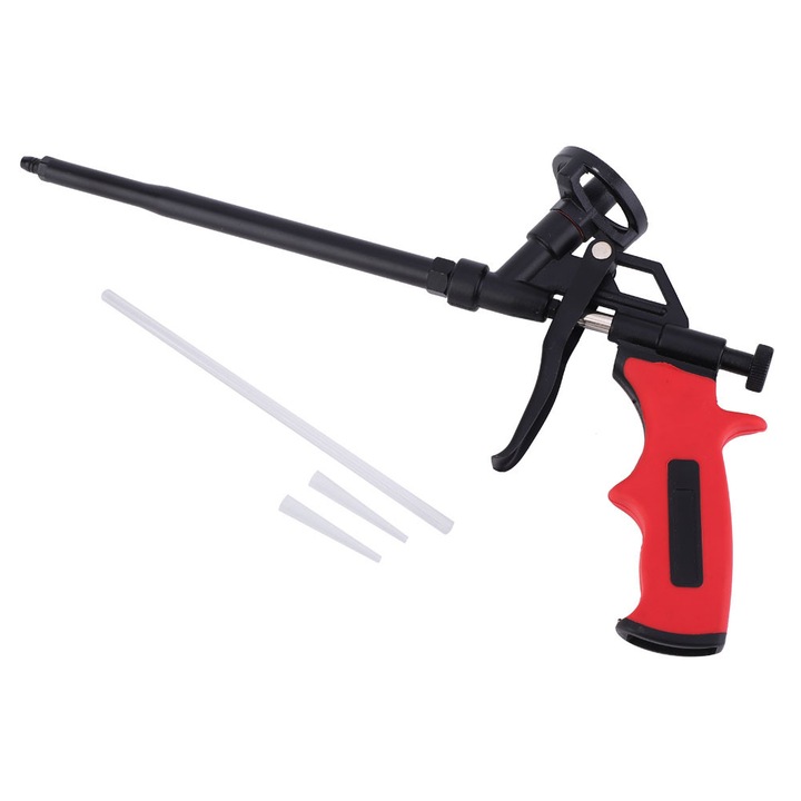 Pistol aplicator de spuma profesional, eficient si care economiseste timp, supapa de intrare a apei asigura o instalare sigura, reutilizabila pentru diverse sarcini de imbunatatire a locuintei