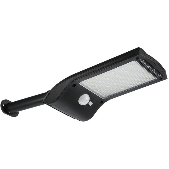 Lumina solara de perete cu 36 LED-uri, senzor de miscare PIR, impermeabila, 9cm, ajustabila