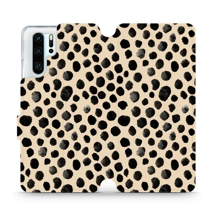 Husa flip pentru telefon, Mobiwear, Huawei P30 Pro, rezistenta la socuri, rezistenta la zgarieturi