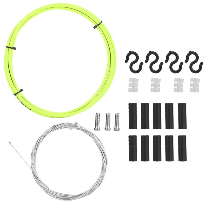 Organizator scule Enforose, cablu schimbator bicicleta din otel inoxidabil, rezistent la temperaturi, verde, lungime personalizabila
