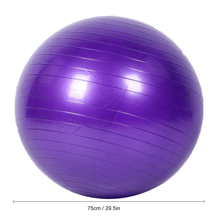 Minge de yoga Enforose, violet, 75cm