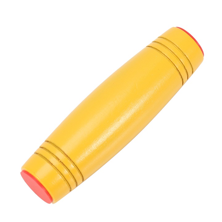 Антистрес играчка Enforose, ергономичен дизайн, жълто дърво, 20x1,2 см, за деца на 3 години