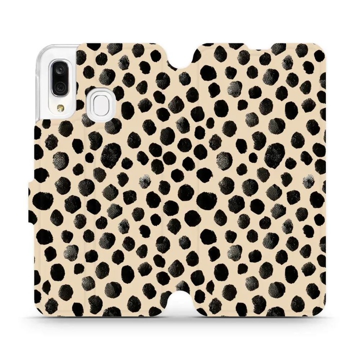 Husa flip pentru telefon, Mobiwear, Samsung Galaxy A40, rezistenta la socuri