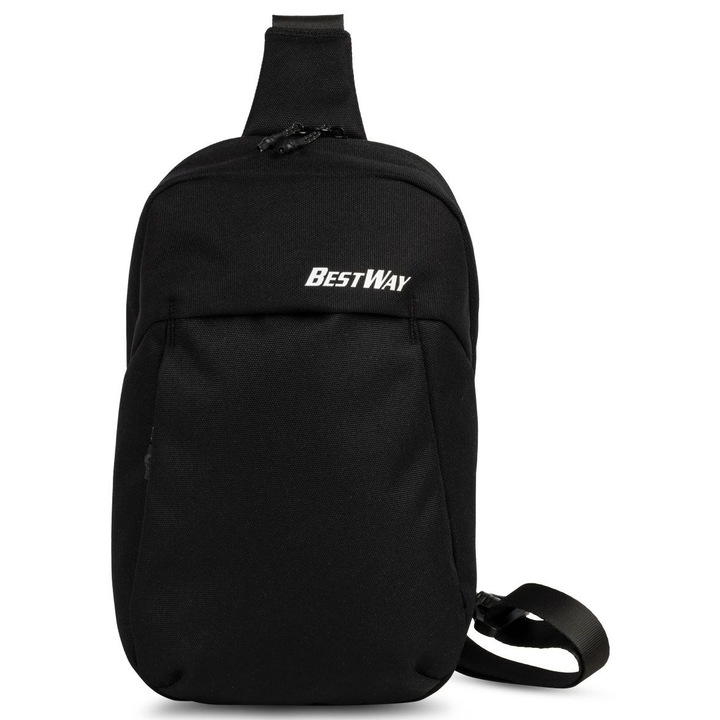 Válltáska Bestway Sling, 29x17x10 cm, 900D poliészter, fekete