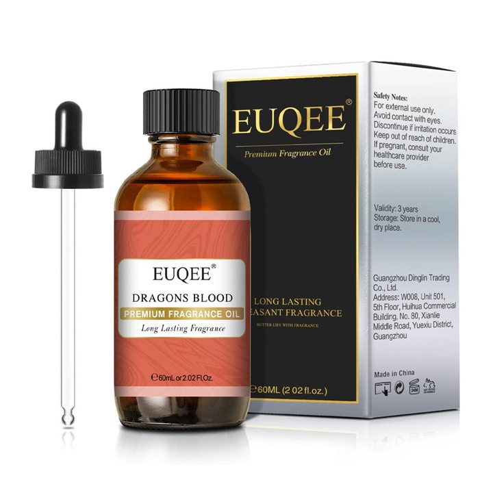 Ulei parfumat EUQEE 8157967 DC, sange de dragon, ingrediente naturale, 60 ml