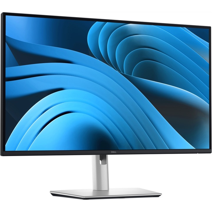Монитор Dell P2725QE, 27" 4K UHD LED, IPS Anti-Glare, 5ms, 100 Hz, 1500:1, 350 cd/m2, (3840x2160), 99% sRGB, USB-C Hub, 3x USB 5Gbps Type-A, HDMI, Display Port, Power Delivery 90w, RJ45, Height Adjustable, Pivot, Swivel, Tilt, Black P2725QE