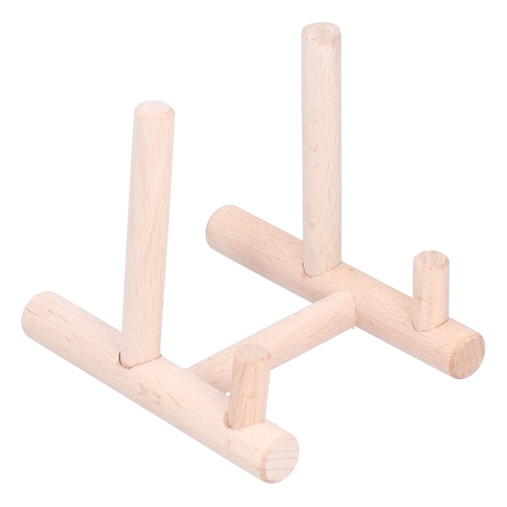 Suport de farfurie modern din lemn pentru birou, ornament de uz casnic, decorare acasa pentru petrecere