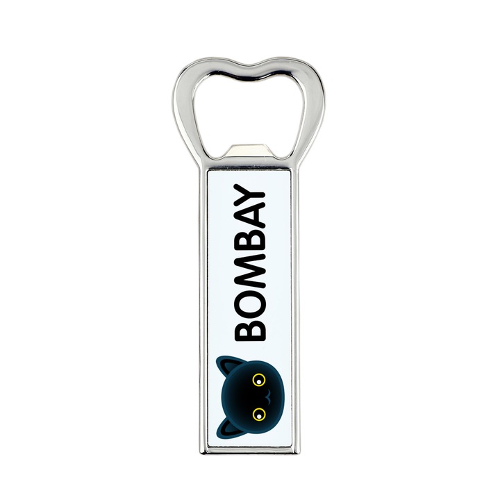 Отварачка за бутилки с магнит Art-Dog, дизайн котка, 9x3,5см