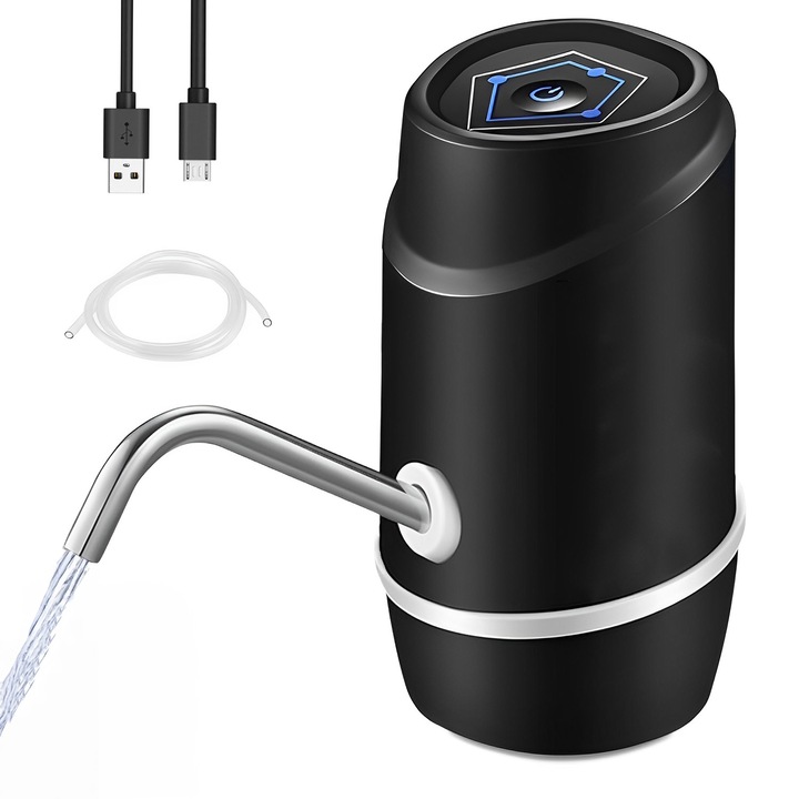 Elektromos adagoló, BYONDSELF®, palackos ivóvízhez, csendes, 1200 mAh akkumulátor, automatikus nyomás, USB