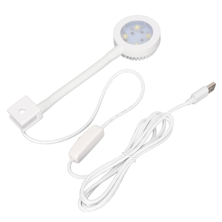 HERUSI LED kis akvárium lámpa 7000-8000K 430lm fehér 10mm