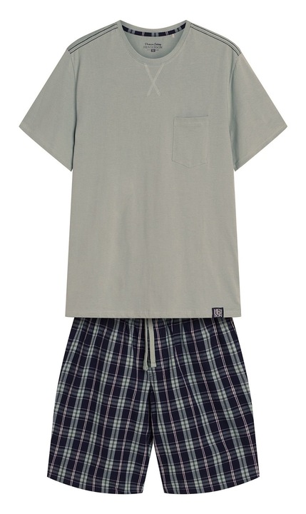 Мъжка пижама Dexter Henderson бледозелена, сива L