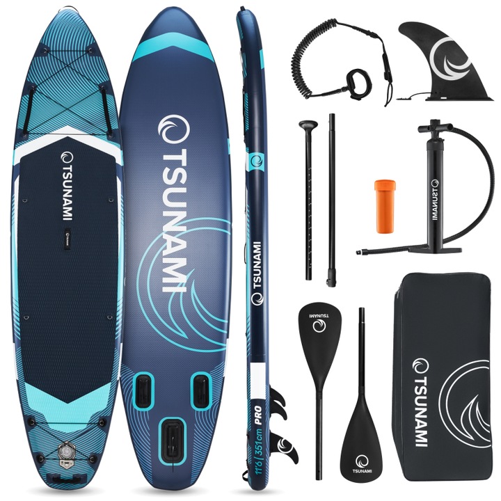 SUP PRO szörfdeszka, TSUNAMI, T12, 350 cm