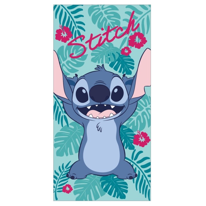 Disney Lilo and Stitch, The star dog кърпа за баня, плажна кърпа 70x140см (Fast Dry)