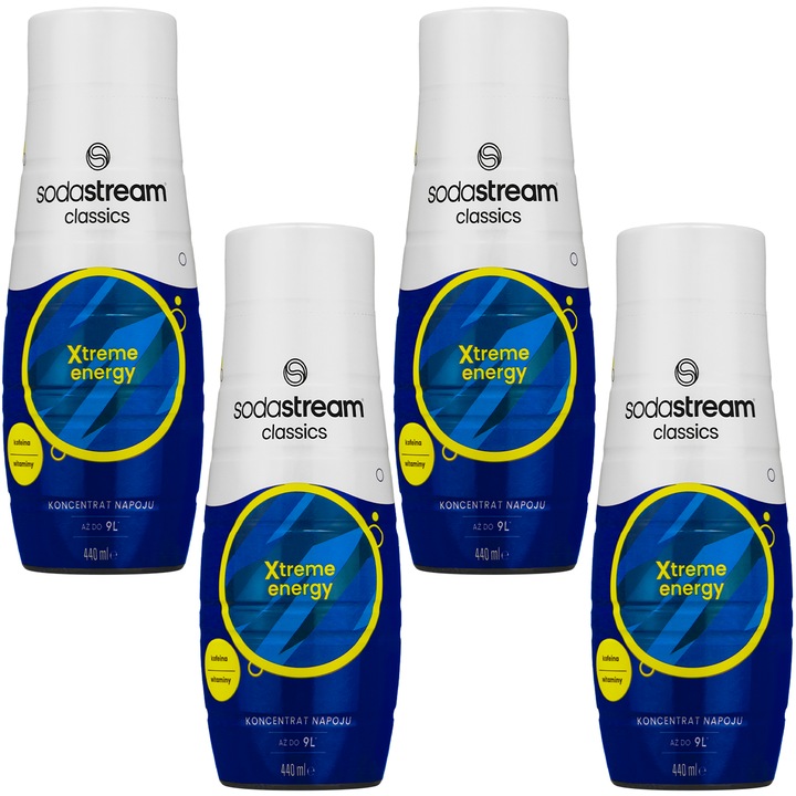Szirup SodaStream Xtreme Energy 440ml, 4 db
