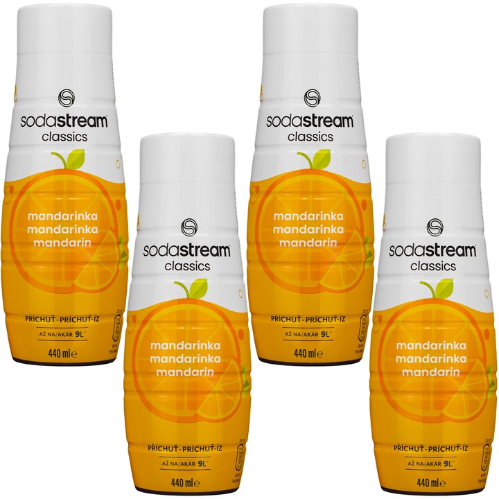 Szirup SodaStream Mandarin 440ml, 4 db