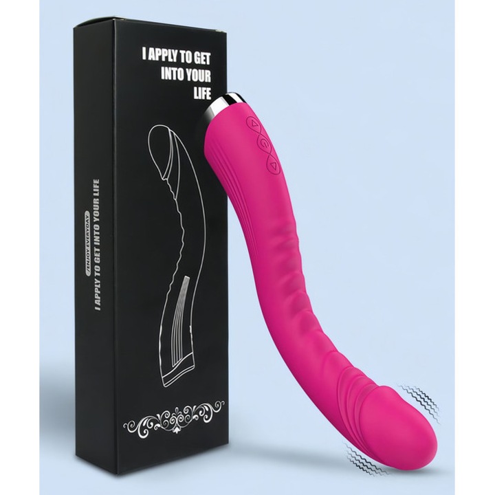 SZFC Vibrációs szexuális játékszer, 30 rezgési mód, Hüvelymasszázs, Csikló- és G-pont stimulátor, ABS + Orvosi szilikon, USB töltés, Rose Red