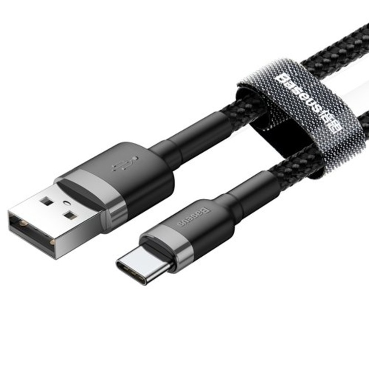 Töltőkábel USB / USB-C 2A 2M Baseus barna CATKLF-CG1 fekete