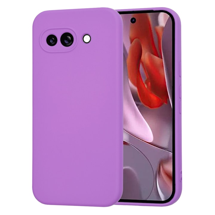 Husa pentru Google Pixel 9a, Accesorio Soft Flex Silicone, Purple