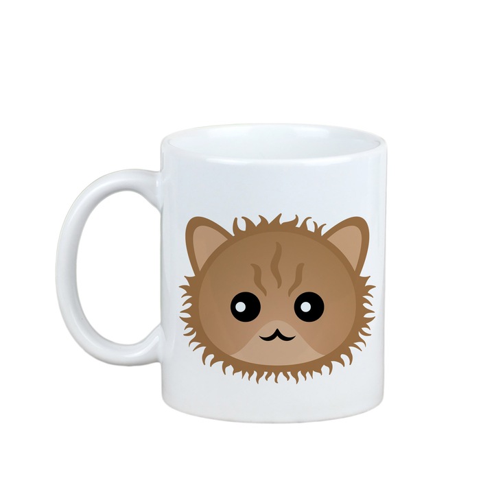 Cana ceramica cu pisica, Art-Dog, 330ml, design modern, cadou pentru iubitorii de pisici