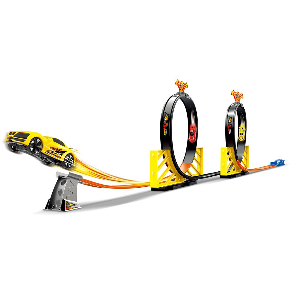 Set pista de joaca Power Track - Racing, cu o masinuta