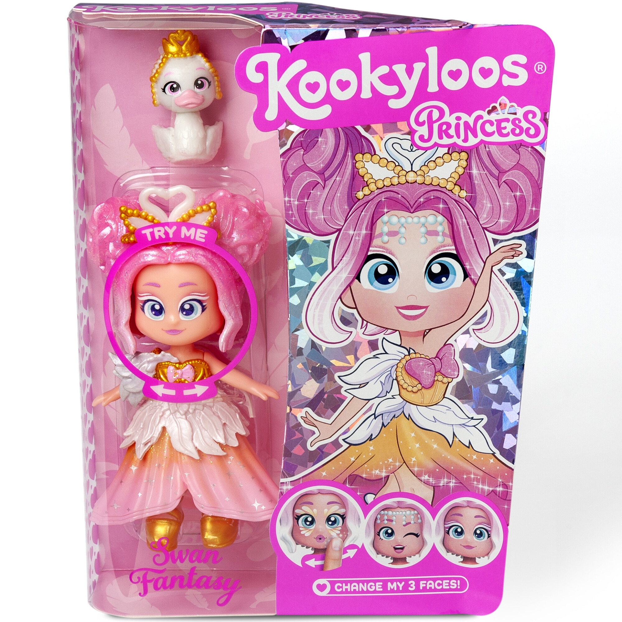 Papusa KookyLoos - Princes, Swan Fantasy