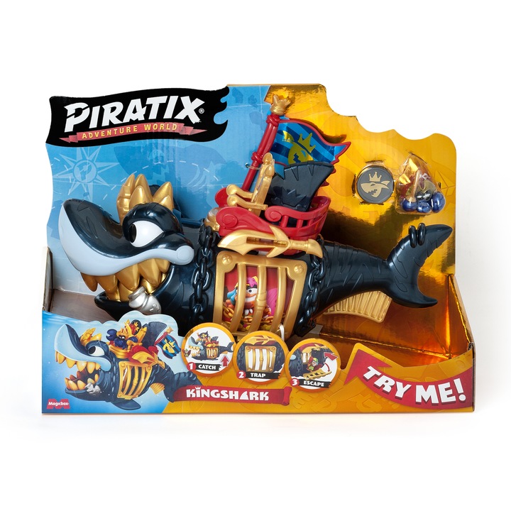 Set de joaca Piratix, Kingshark Golden