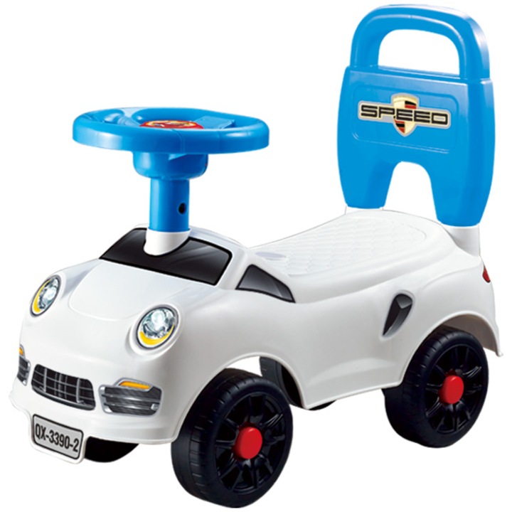 Masinuta Ride-on Star Ride - Prima mea masinuta, alba