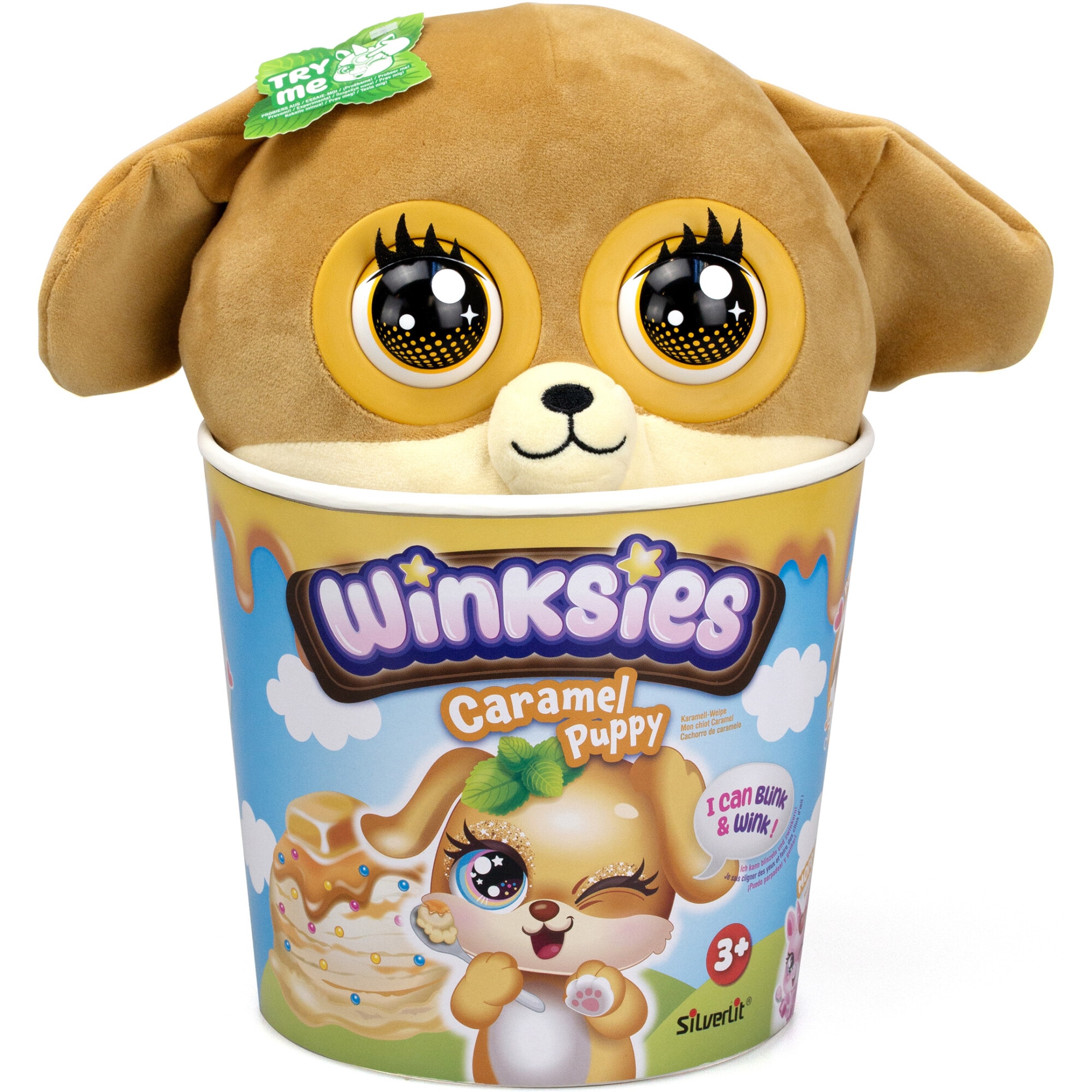 Jucarie de plus Winksies - Catelus Interactiv