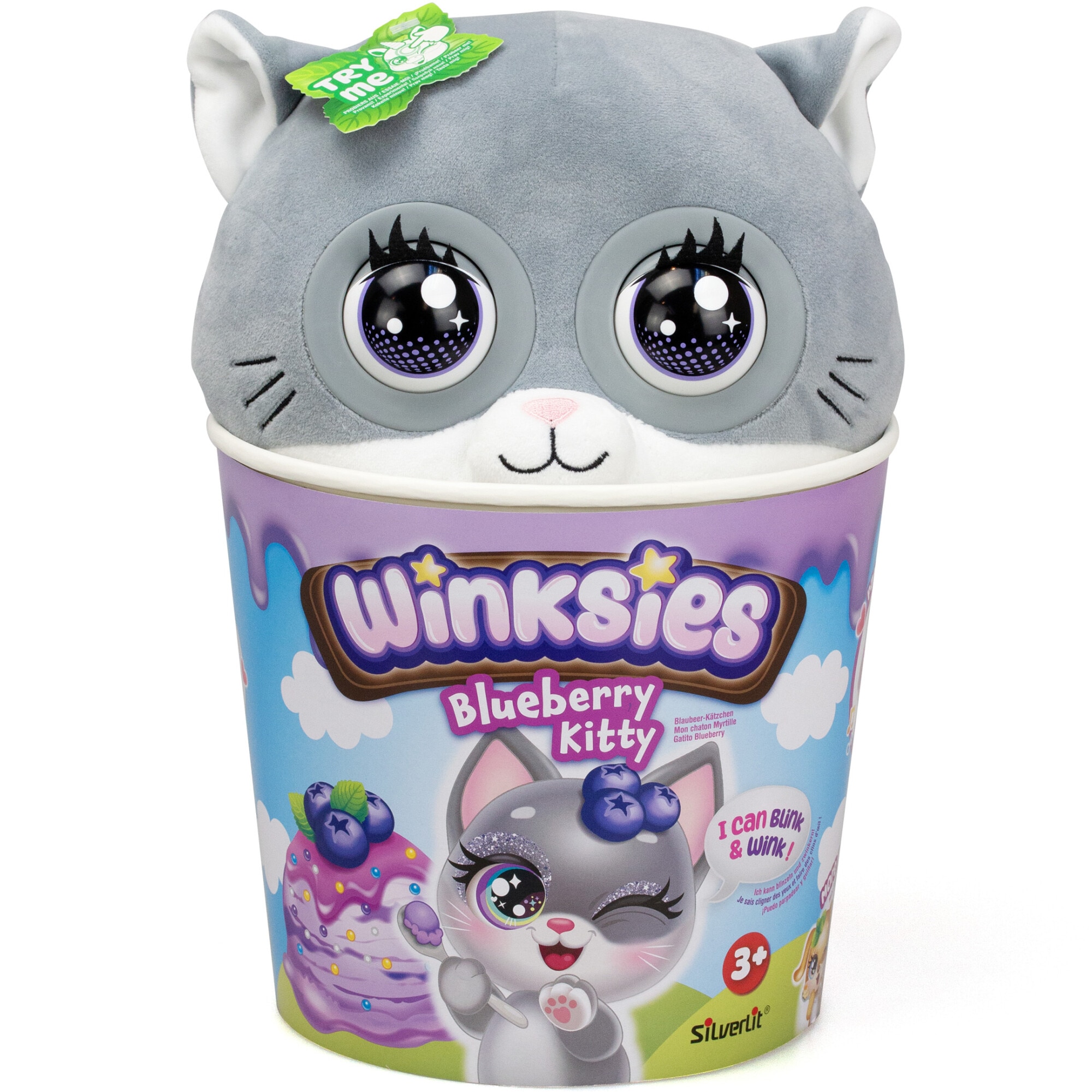 Jucarie de plus Winksies - Pisicuta Interactiva