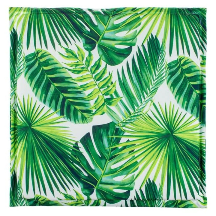 Perna pentru scaun, dimensiune 40x40 cm, doua fete, rezistenta la apa, prindere cu snur, Verde