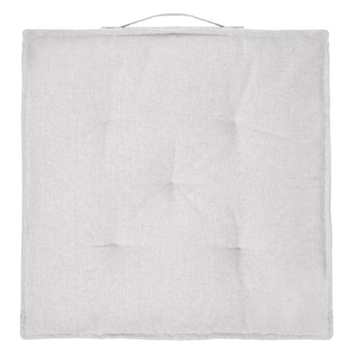 Perna de podea, dimensiune 44x44 cm, doua fete, Gri deschis