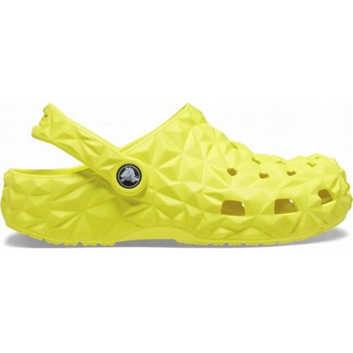 Crocs, Saboti Copii Spuma Croslite, Classic Geometric Kids 209572 Clog, Galben, Galben