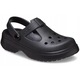 Crocs, Saboti Copiii, Classic Mary Jane Clog, Negru, Negru
