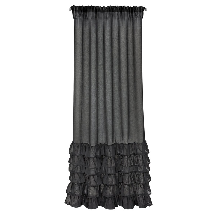 Eurofirany Завеса DOLLY 140x250 Rejansa Черна